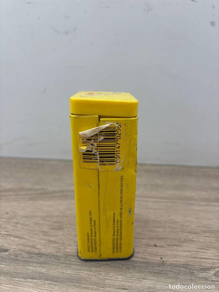 Cajas y cajitas met&aacute;licas: LATA DE COLMAN&rsquo;S MUSTARD - Foto 4