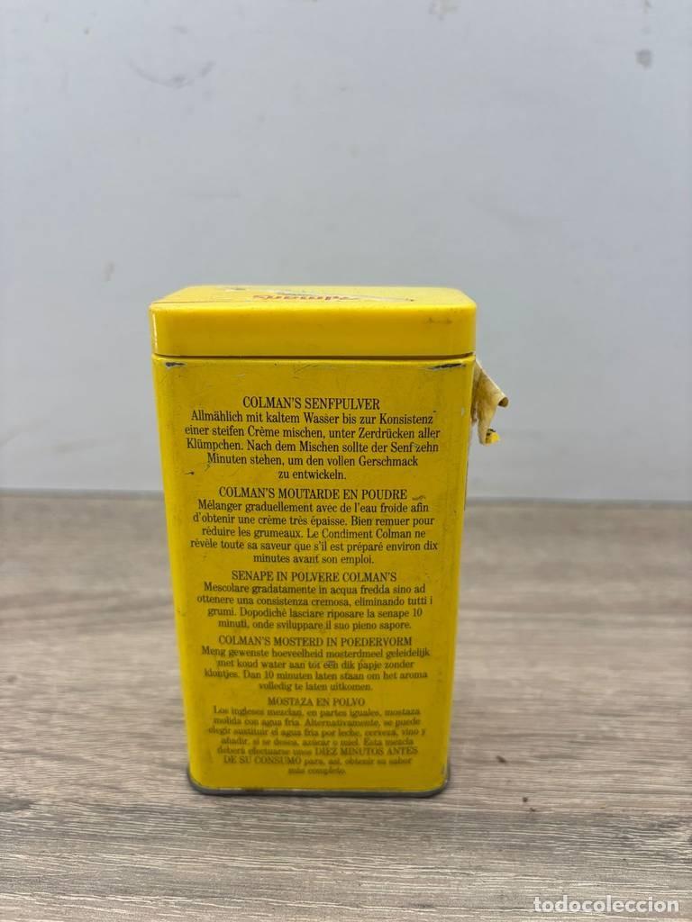 Cajas y cajitas met&aacute;licas: LATA DE COLMAN&rsquo;S MUSTARD - Foto 5
