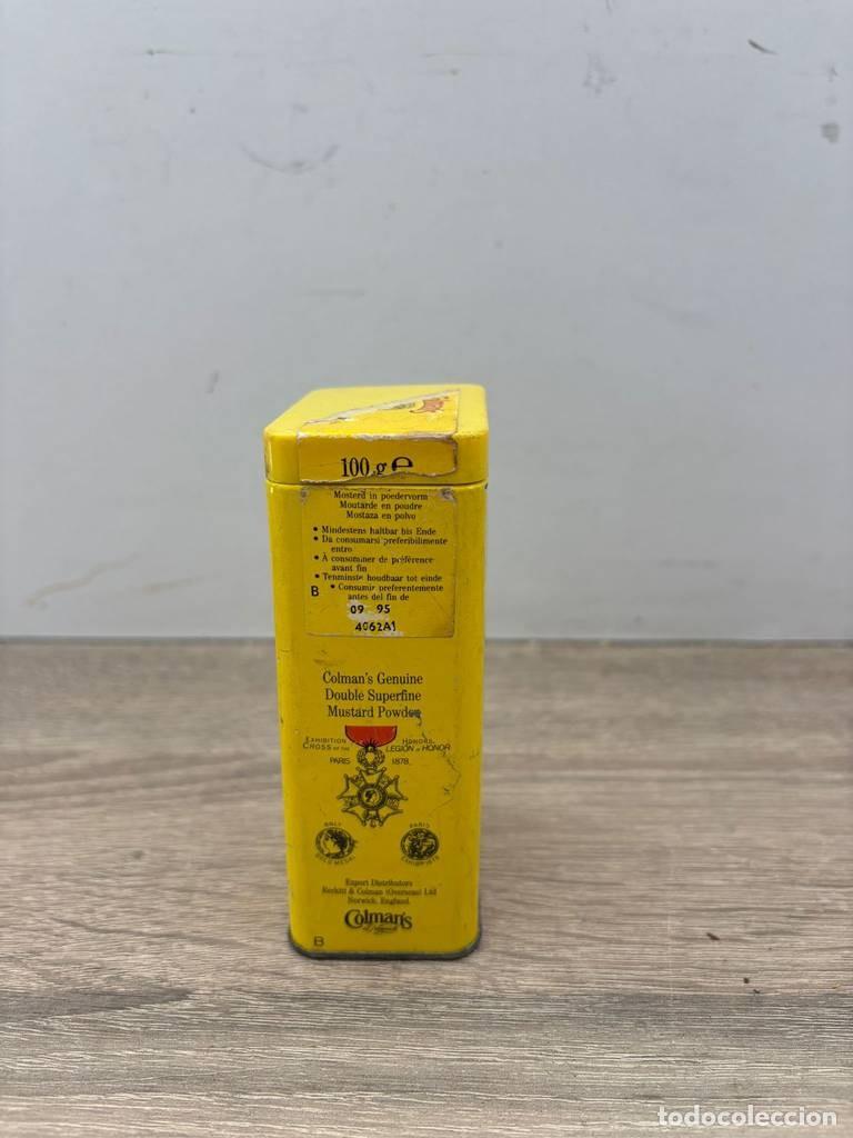 Cajas y cajitas met&aacute;licas: LATA DE COLMAN&rsquo;S MUSTARD - Foto 6
