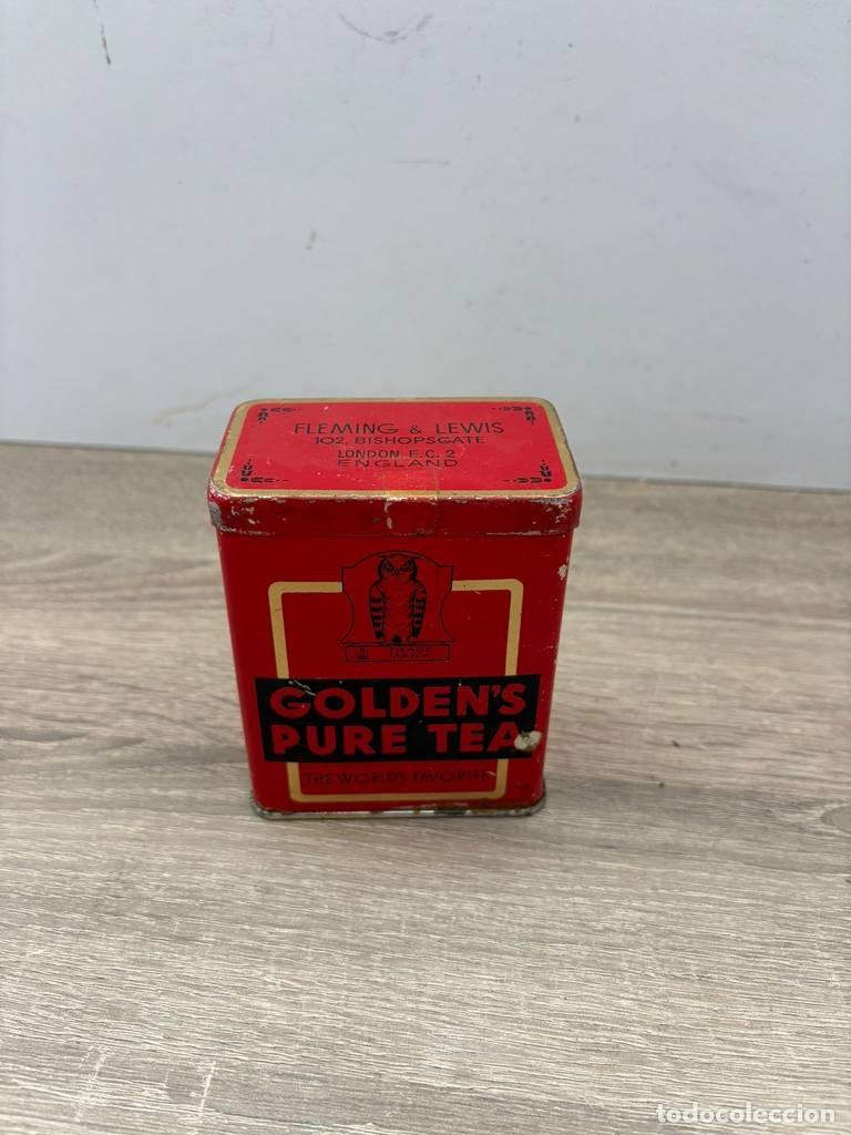 Cajas y cajitas met&aacute;licas: LATA GOLDEN&rsquo;S PURE TEA - Foto 2