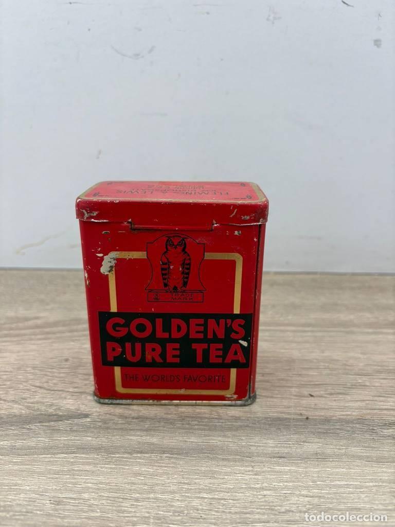 Cajas y cajitas met&aacute;licas: LATA GOLDEN&rsquo;S PURE TEA - Foto 3