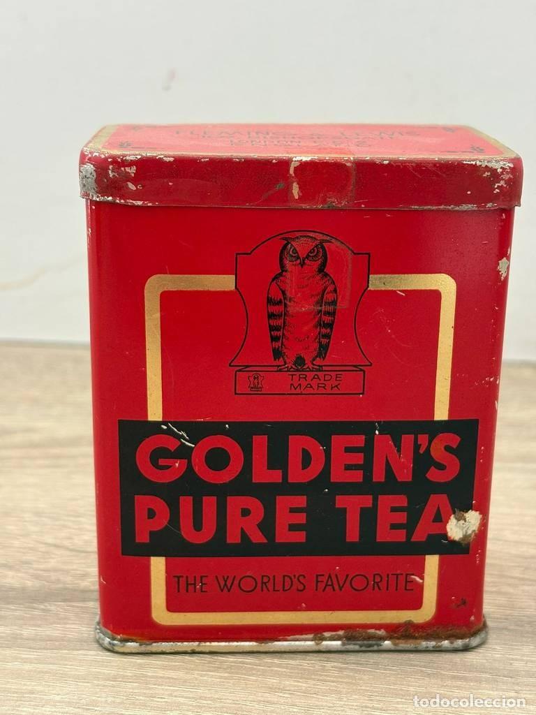 Cajas y cajitas met&aacute;licas: LATA GOLDEN&rsquo;S PURE TEA - Foto 5