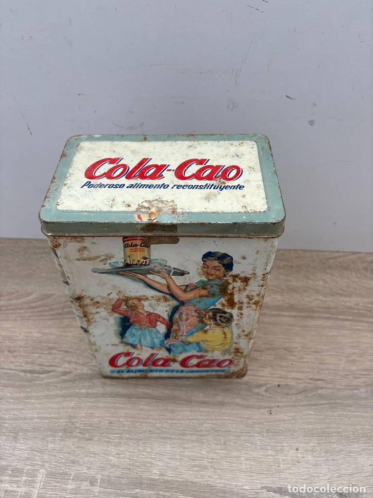 Cajas y cajitas met&aacute;licas: LATA ANTIGUA DE COLACAO - Foto 1