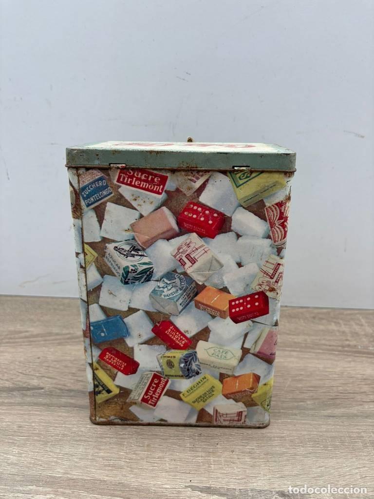 Cajas y cajitas met&aacute;licas: LATA ANTIGUA DE COLACAO - Foto 7