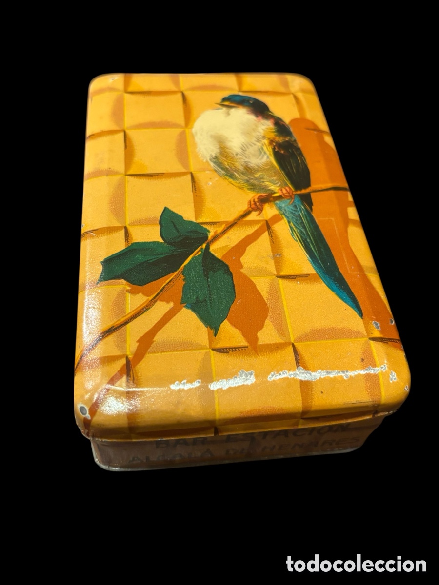 Cajas y cajitas met&aacute;licas: Caja hojadelata pintada - Foto 1