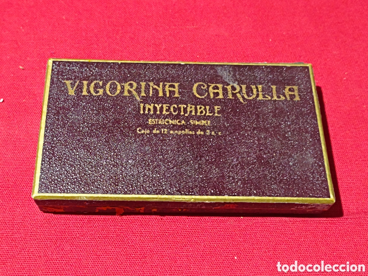 Casse e cassette metalliche: Antigua caja f&aacute;rmaco Vigorina Carulla vac&iacute;a