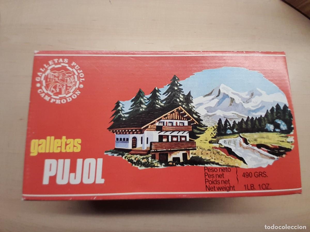 Cajas y cajitas met&aacute;licas: CAJA GALLETAS PUJOL (1991) - Foto 1