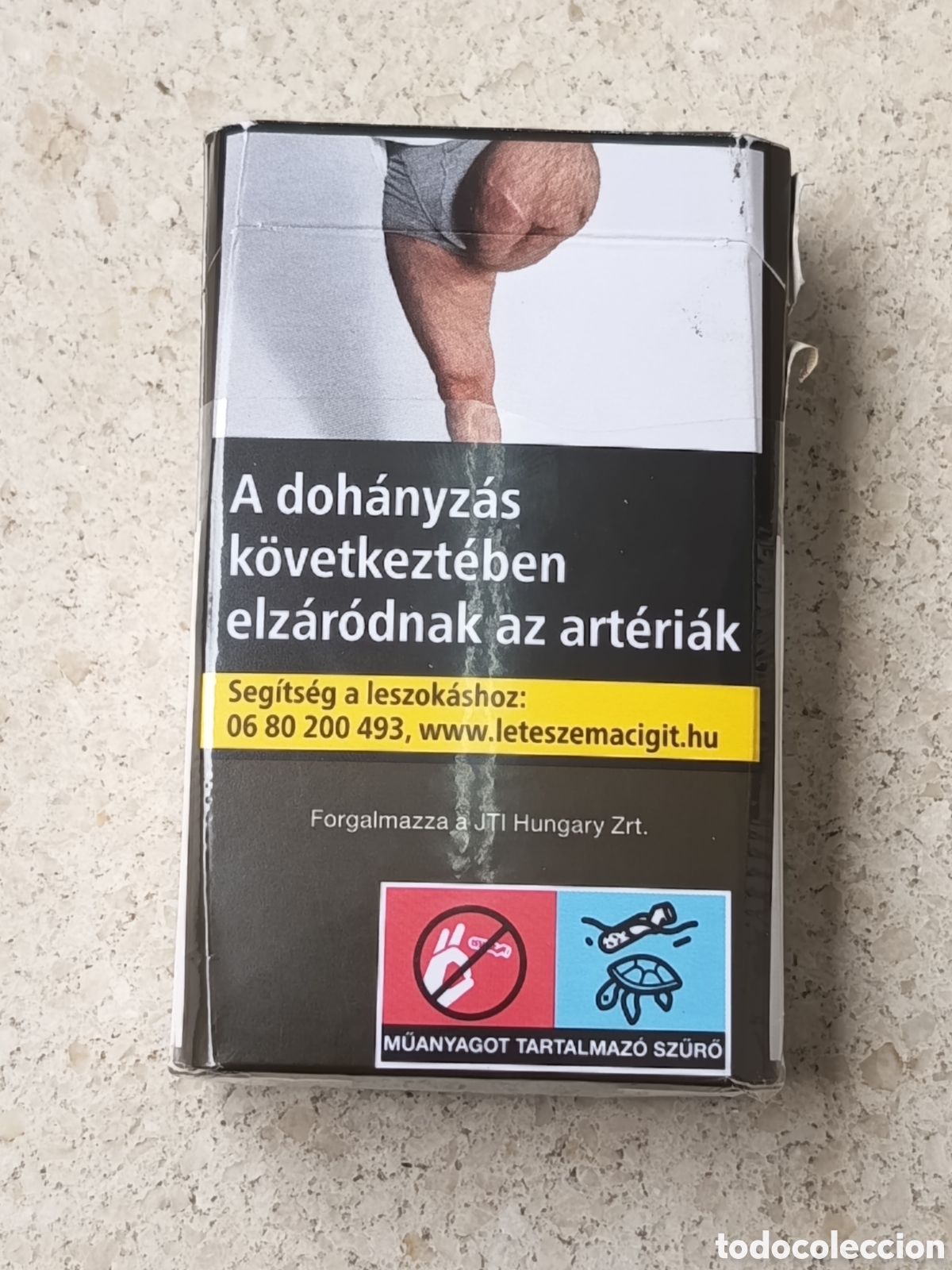 Cajas y cajitas met&aacute;licas: Cajetilla de tabaco Vac&iacute;a Hungr&iacute;a - Foto 2