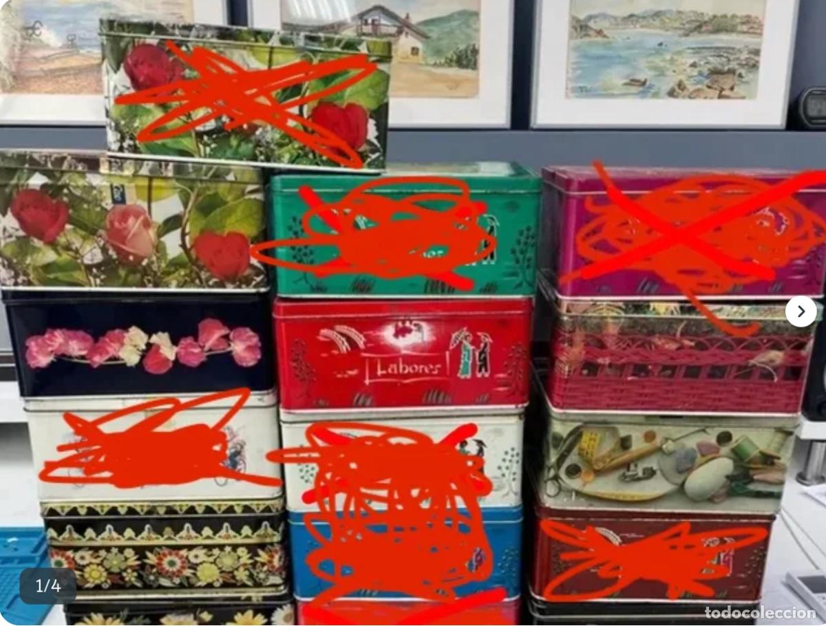 Cajas y cajitas met&aacute;licas: Latas ColaCao 8 variadas - Foto 1