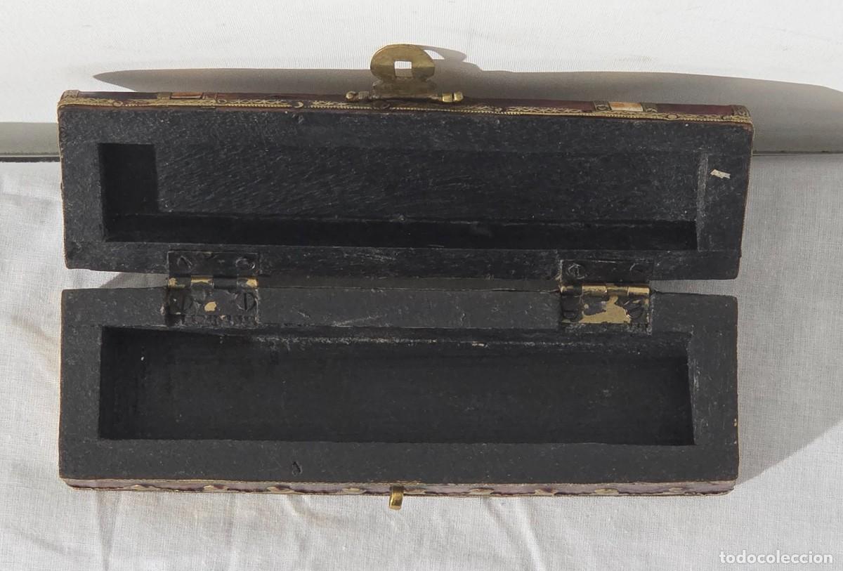 Cajas y cajitas met&aacute;licas: Caja cofre de madera y hueso - Foto 11
