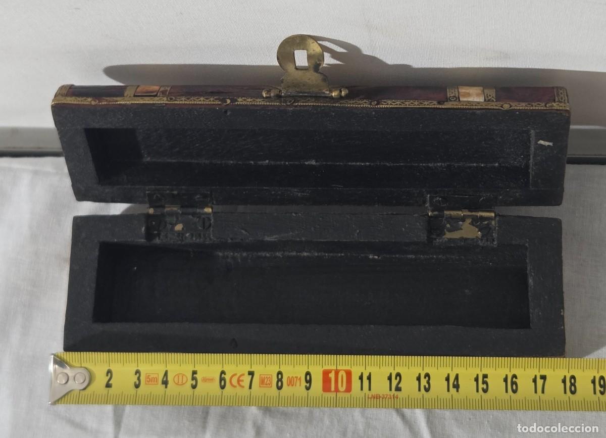 Cajas y cajitas met&aacute;licas: Caja cofre de madera y hueso - Foto 16