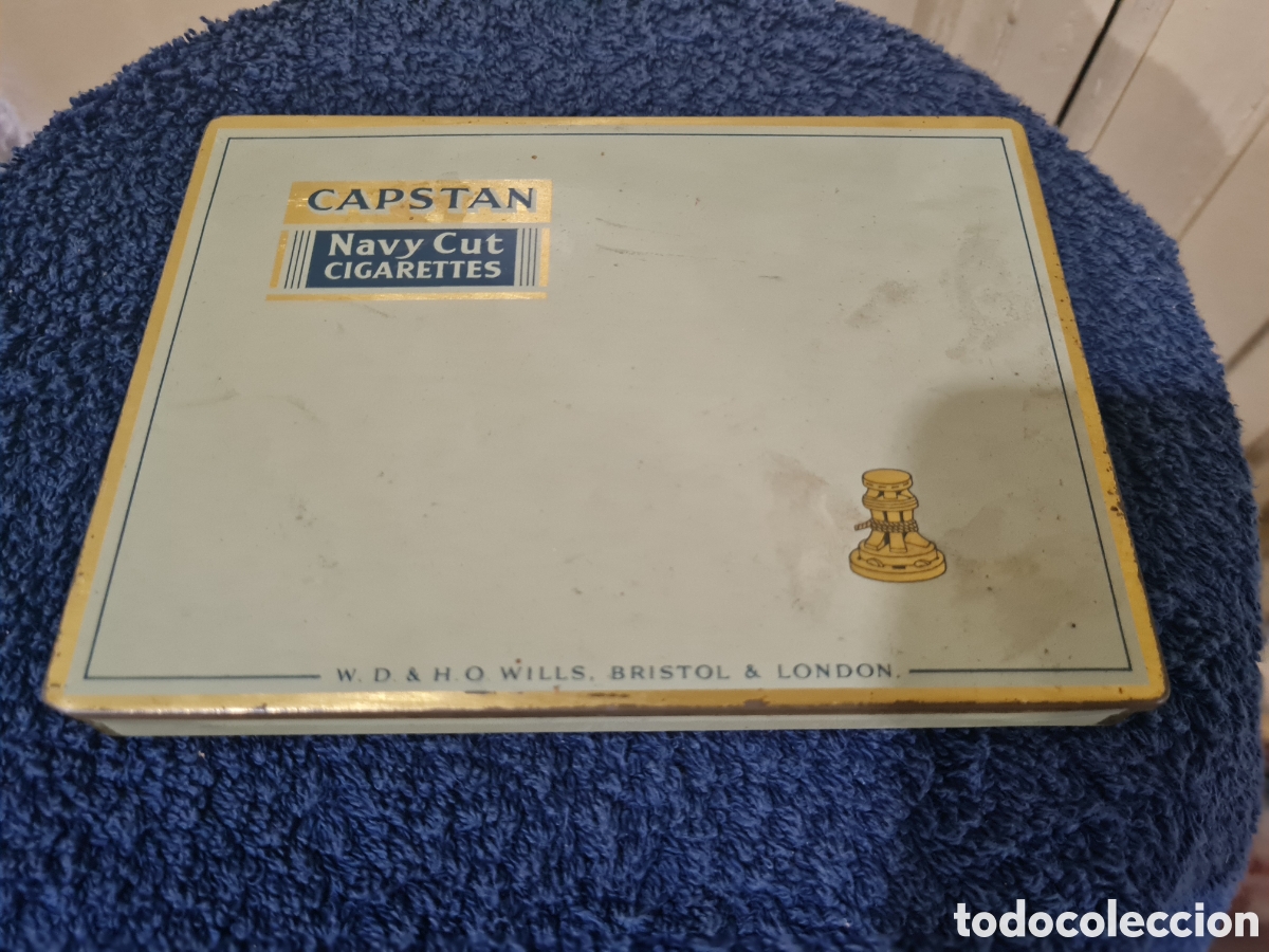 Cajas y cajitas met&aacute;licas: CAPSTAN Navy Cut CIGARETTES - Foto 1