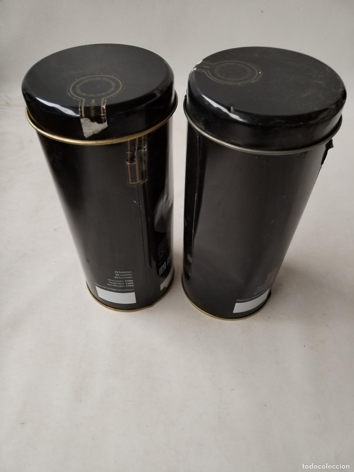 Cajas y cajitas met&aacute;licas: dos botes metalicos de tea salzillo - Foto 4