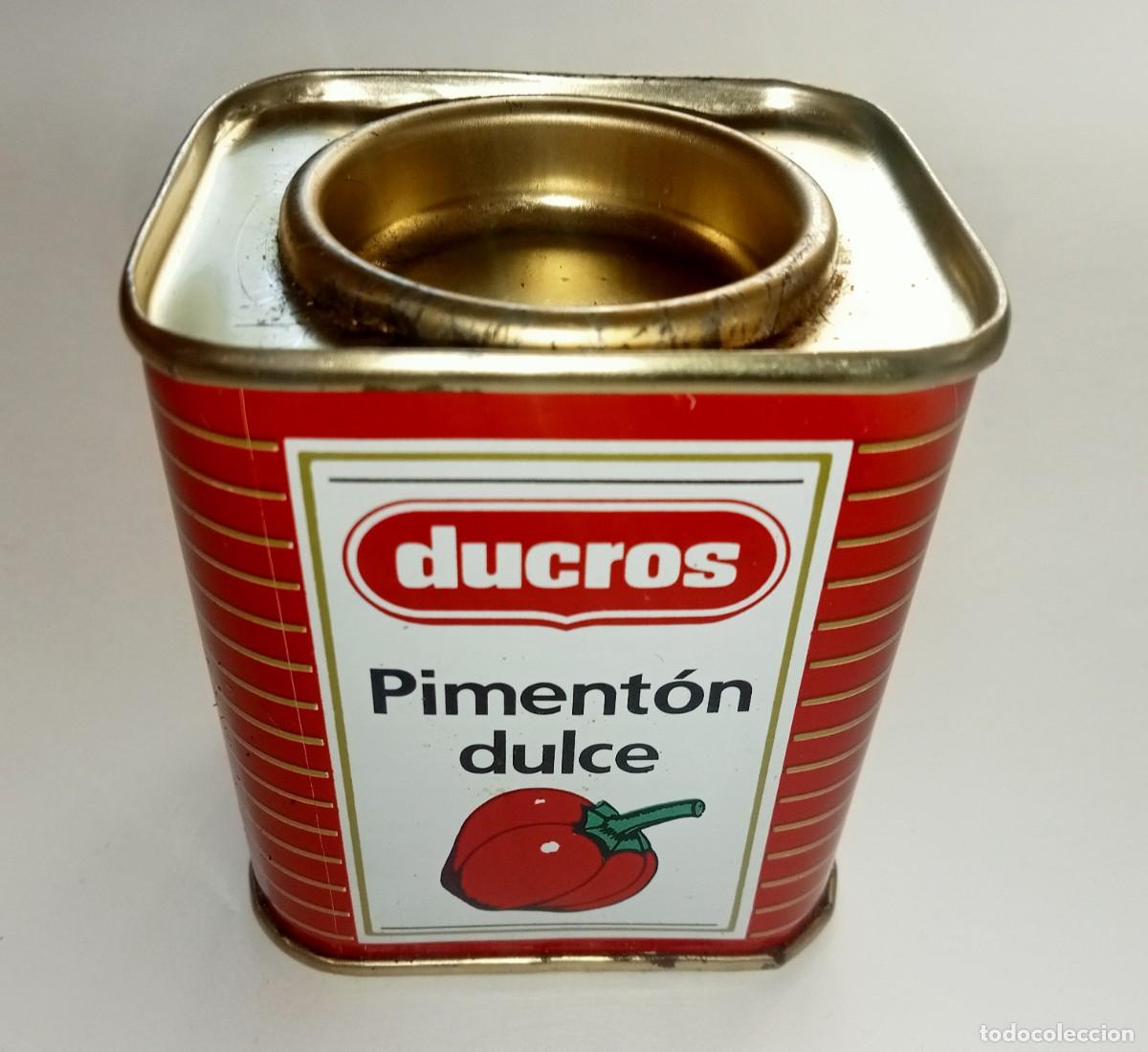Cajas y cajitas met&aacute;licas: LATA DE PIMENT&Oacute;N DUCROS - Foto 1
