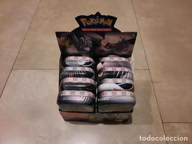 Boxes and metal boxes: Display Mini Tin Pok&eacute;mon Llama Blanca/Fulgor Negro