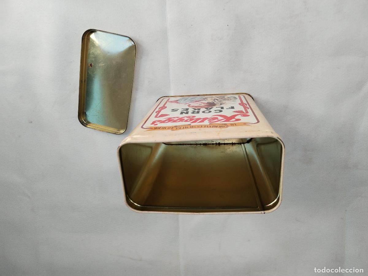 Cajas y cajitas met&aacute;licas: caja metalica kelloggs corn flakes - Foto 4