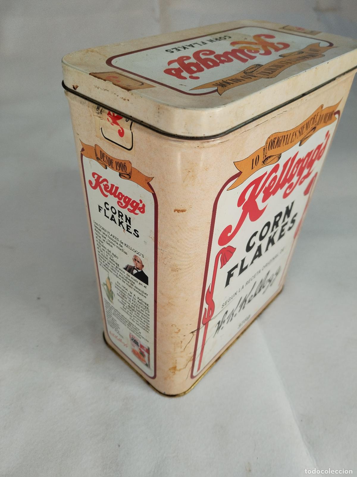 Cajas y cajitas met&aacute;licas: caja metalica kelloggs corn flakes - Foto 6