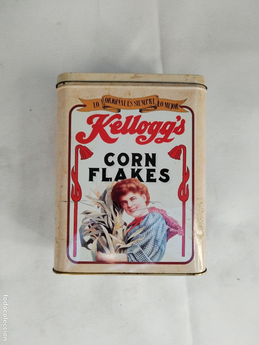 Cajas y cajitas met&aacute;licas: caja metalica kelloggs corn flakes - Foto 7