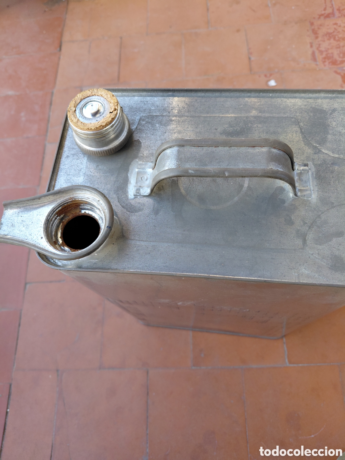 Cajas y cajitas met&aacute;licas: Bidon de chapa antiguo - Foto 2