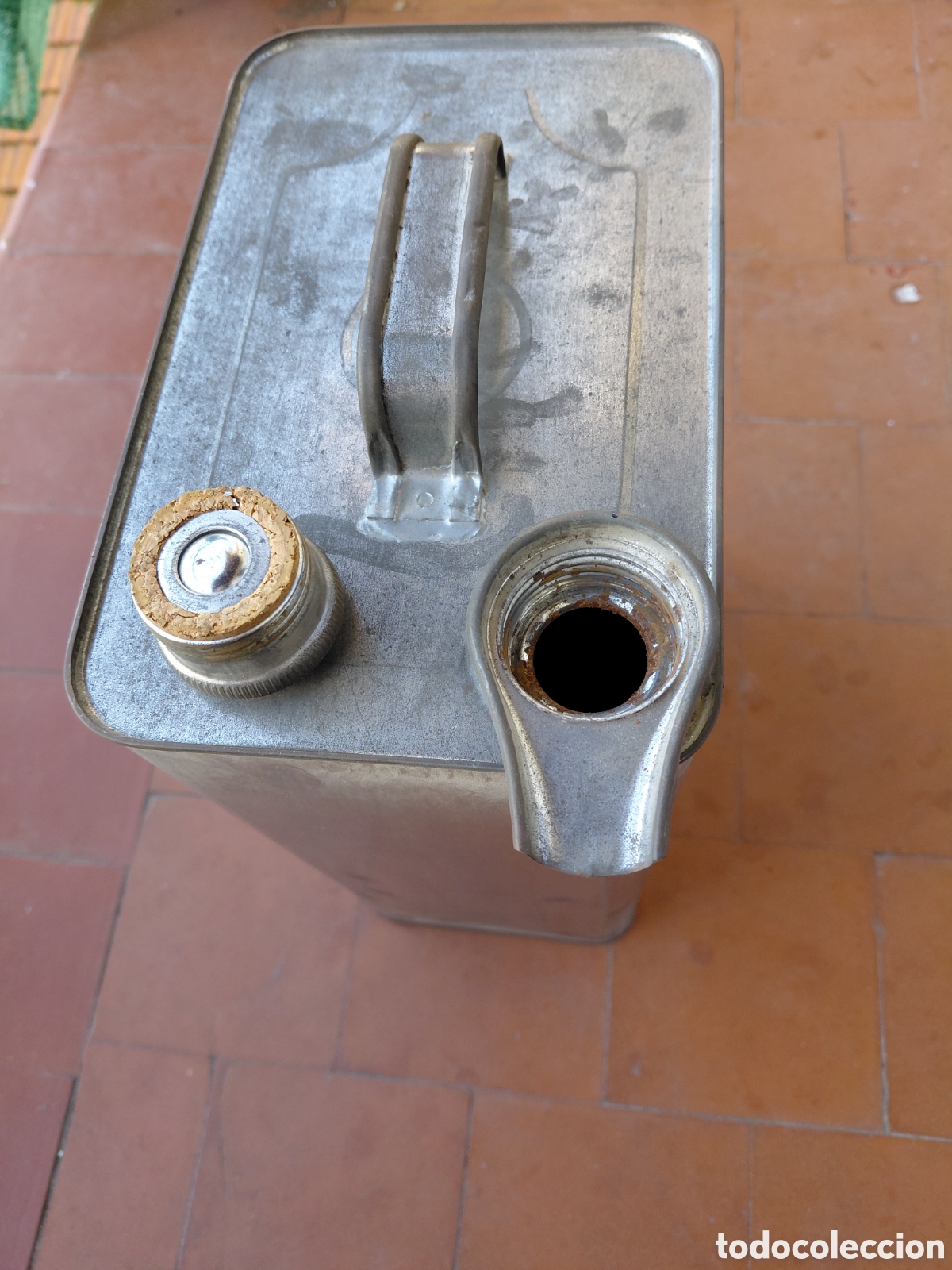 Cajas y cajitas met&aacute;licas: Bidon de chapa antiguo - Foto 3