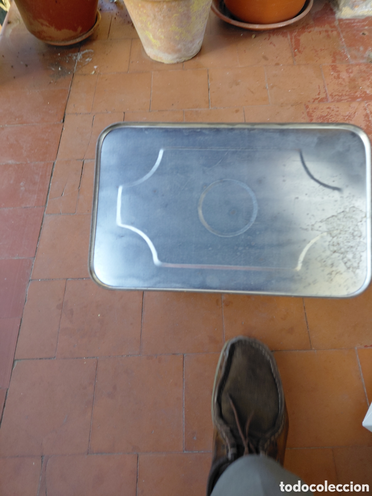 Cajas y cajitas met&aacute;licas: Bidon de chapa antiguo - Foto 6