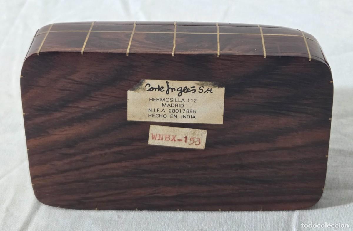 Cajas y cajitas met&aacute;licas: Caja en madera y lat&oacute;n, India - Foto 7