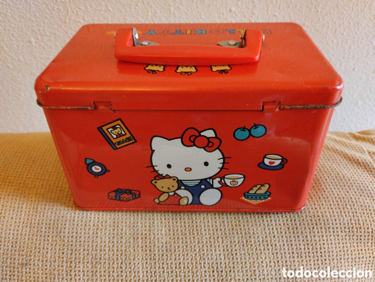 Cajas y cajitas met&aacute;licas: Lata antigua Hello Kitty - Foto 3