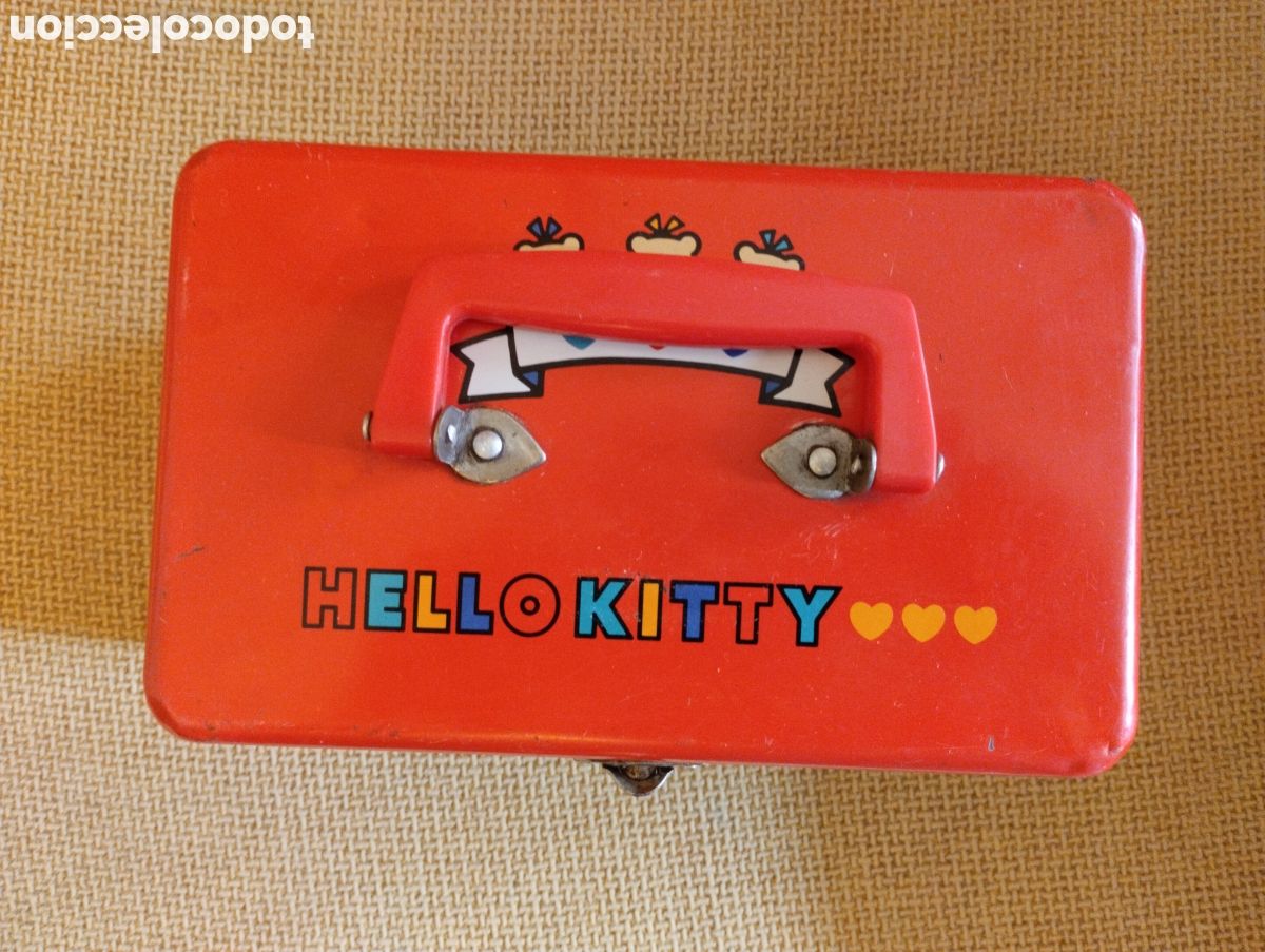 Cajas y cajitas met&aacute;licas: Lata antigua Hello Kitty - Foto 5