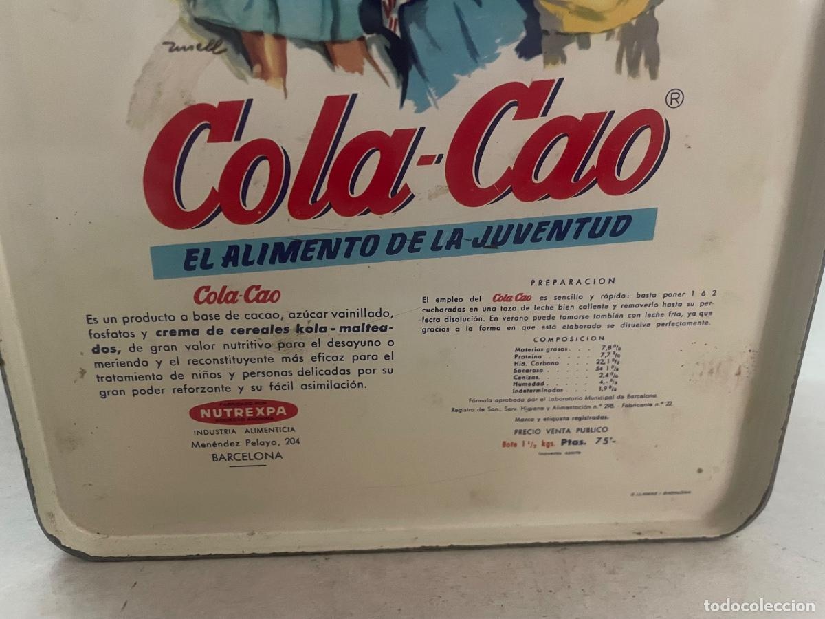 Cajas y cajitas met&aacute;licas: Caja de Cola Cao en chapa - Foto 6