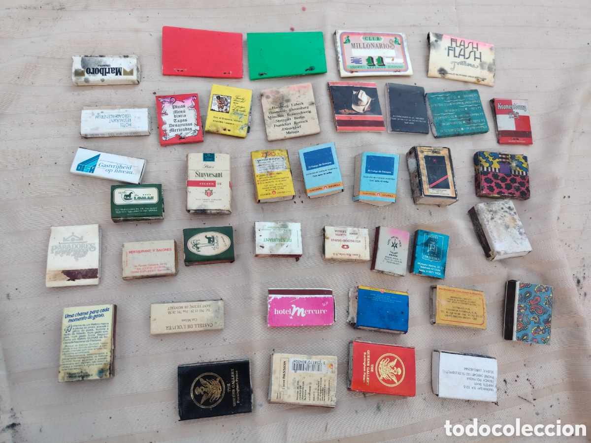 Cajas y cajitas met&aacute;licas: Lote cajas cerillas variadas - Foto 8