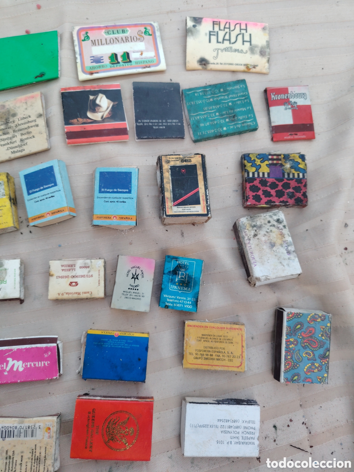 Cajas y cajitas met&aacute;licas: Lote cajas cerillas variadas - Foto 10
