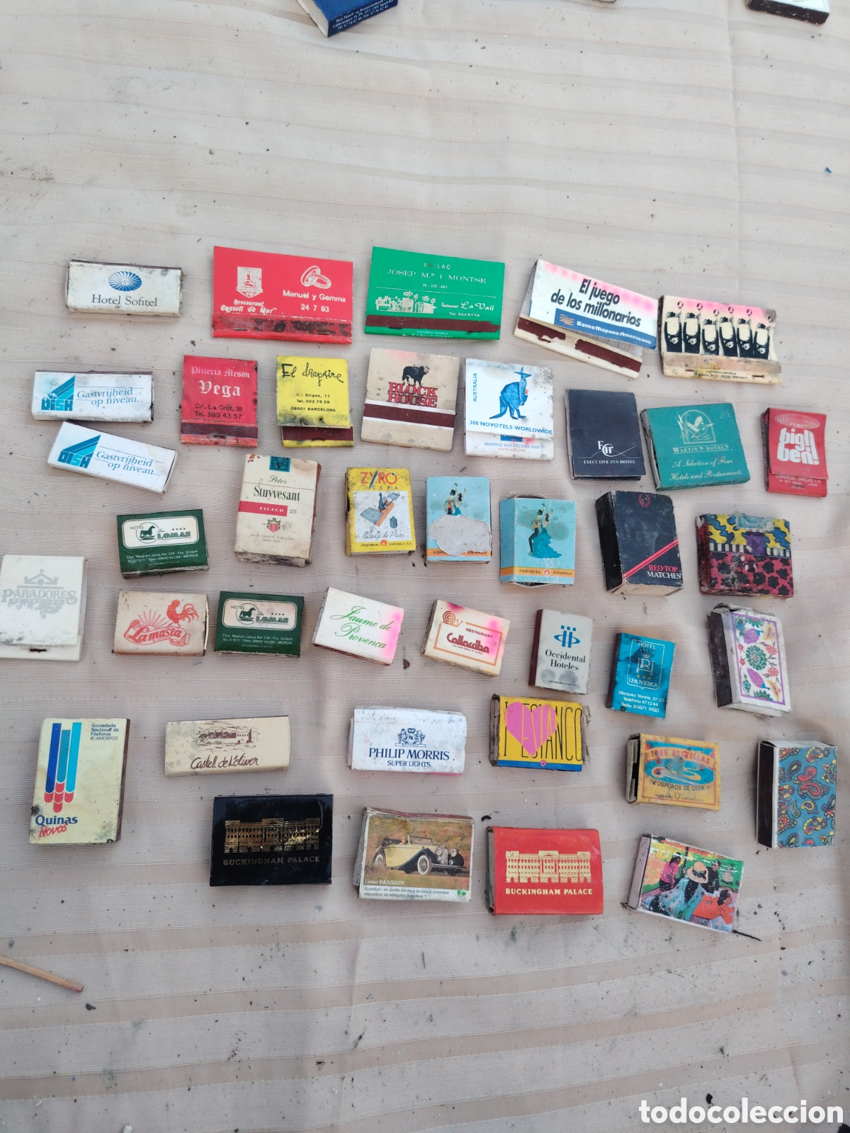 Cajas y cajitas met&aacute;licas: Lote cajas cerillas variadas - Foto 1