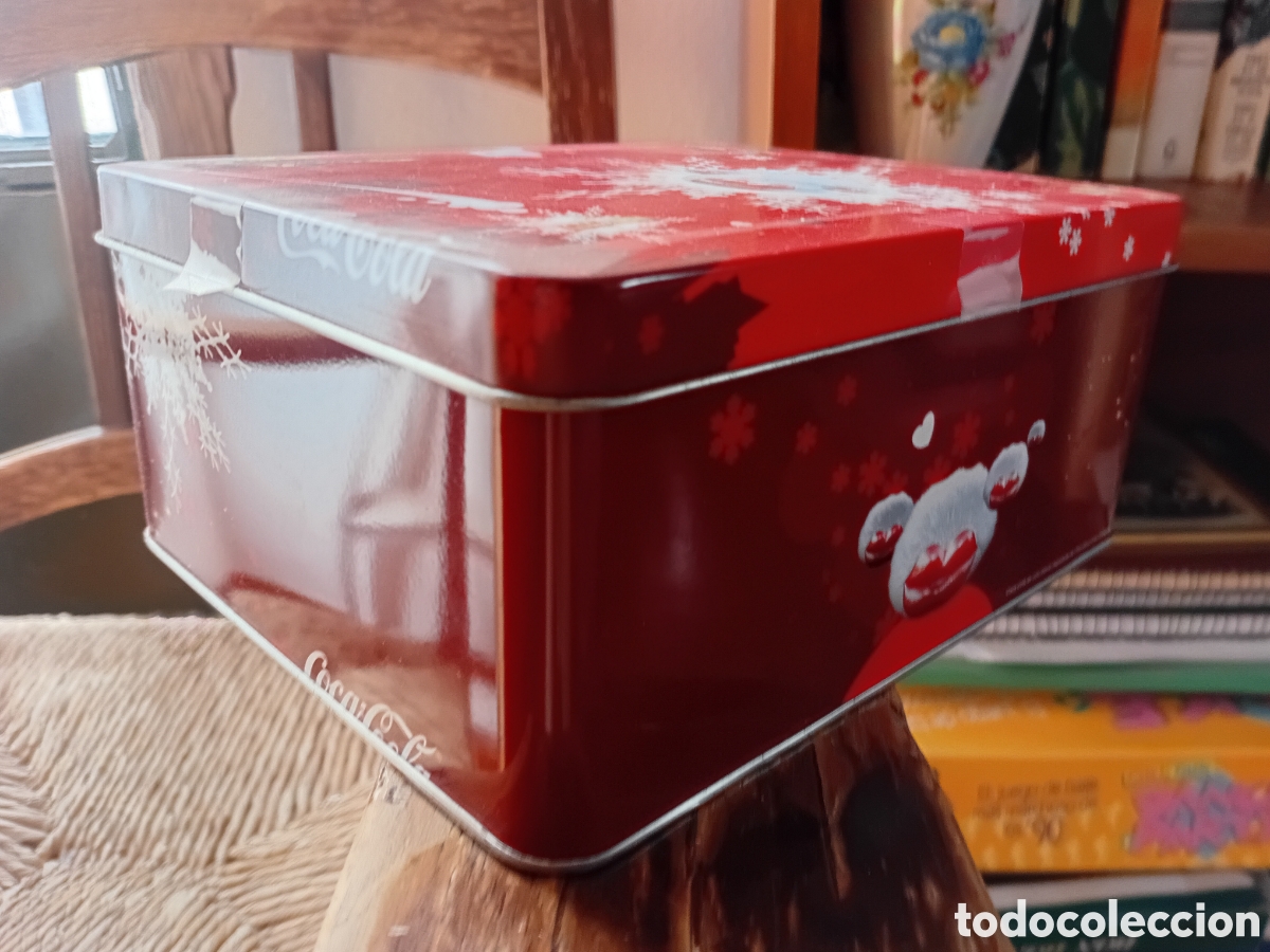 Cajas y cajitas met&aacute;licas: LATA DE COCACOLA CON MOTIVOS NAVIDE&Ntilde;OS