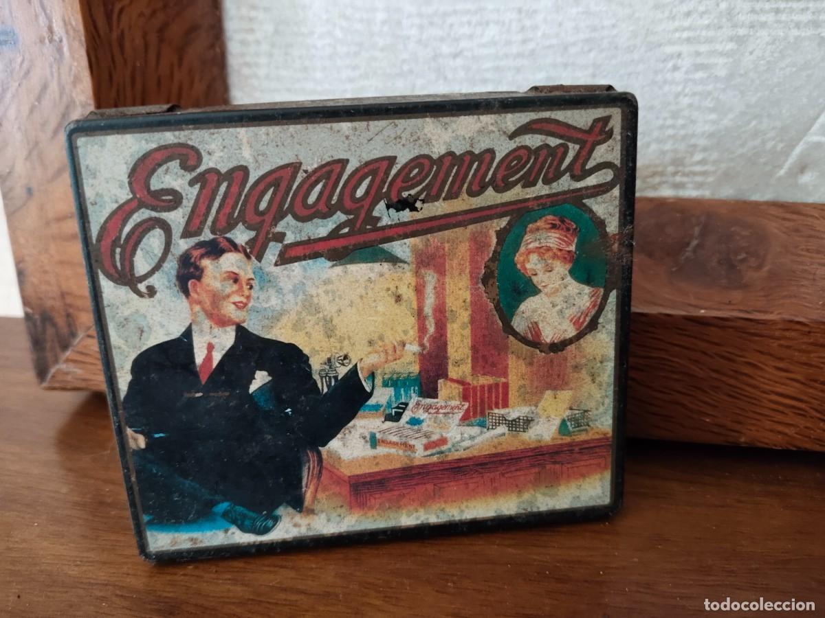 Cajas y cajitas met&aacute;licas: Cajita de tabaco Engagement. - Foto 1