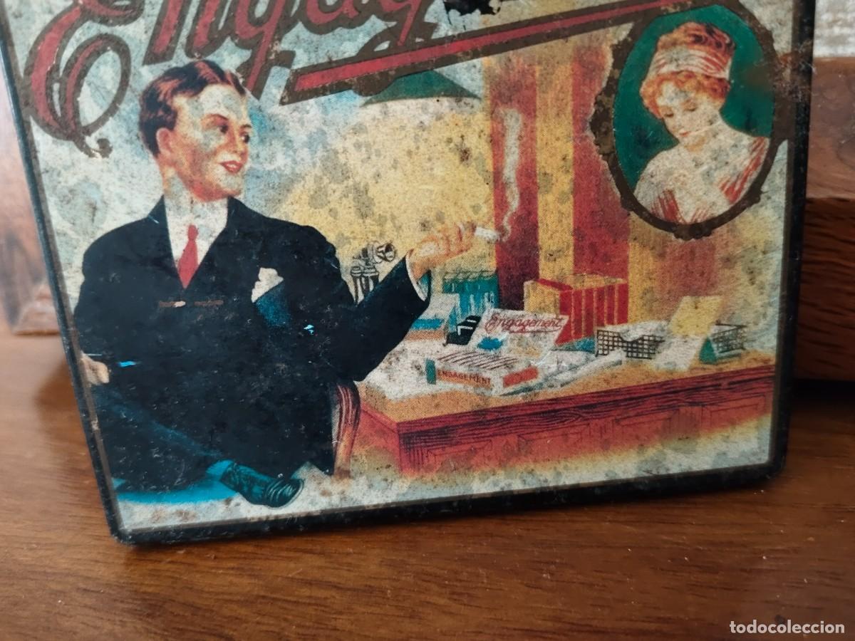 Cajas y cajitas met&aacute;licas: Cajita de tabaco Engagement. - Foto 2