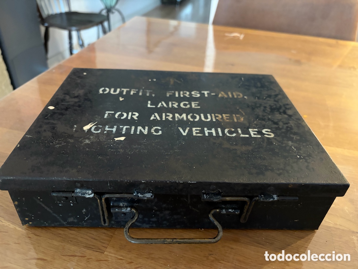 Cajas y cajitas met&aacute;licas: Caja de primeros auxilios del ejercito ingles
