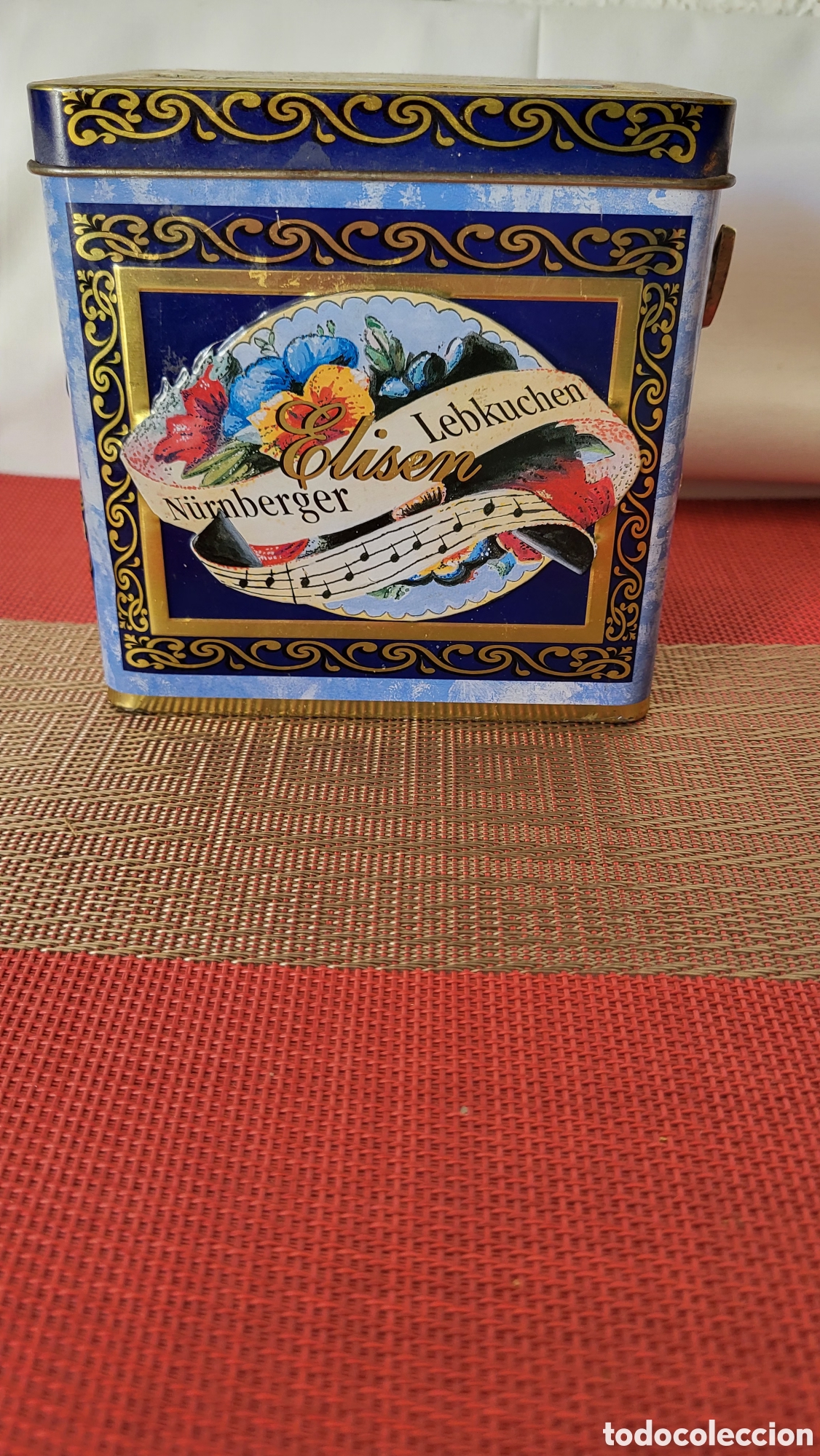 Cajas y cajitas met&aacute;licas: Antigua caja musical met&aacute;lica