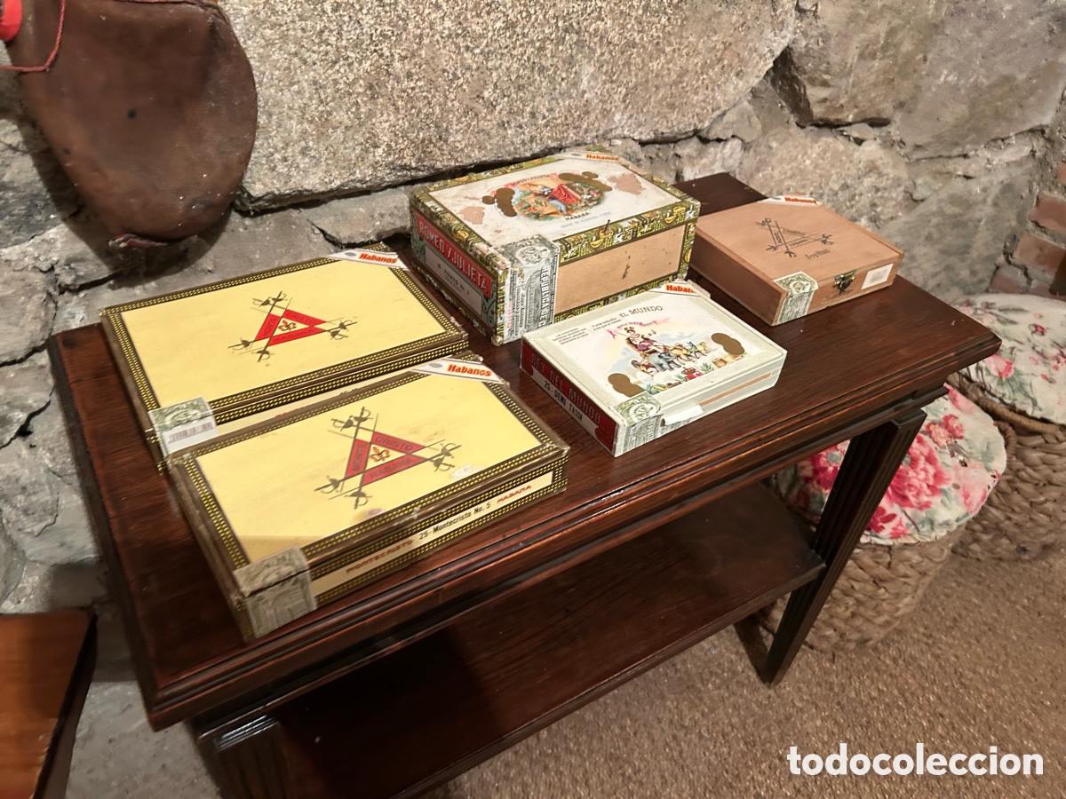 Blechdosen und Kisten: Cajas de puros de madera. Grandes marcas