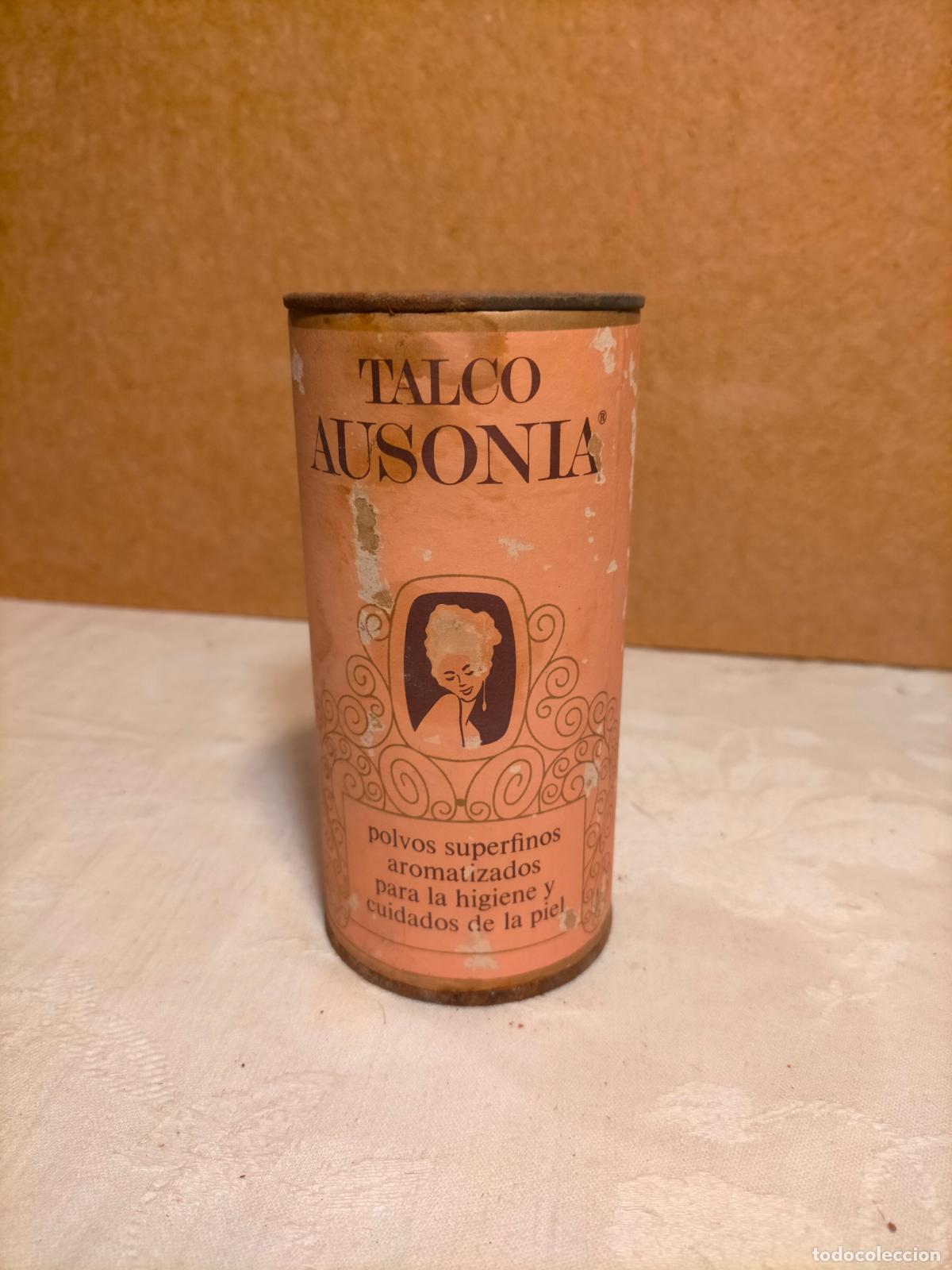 Casse e cassette metalliche: Bote tarro antiguo de talco ausonia polvos superfinos aromatizados para la higiene y cuidados piel