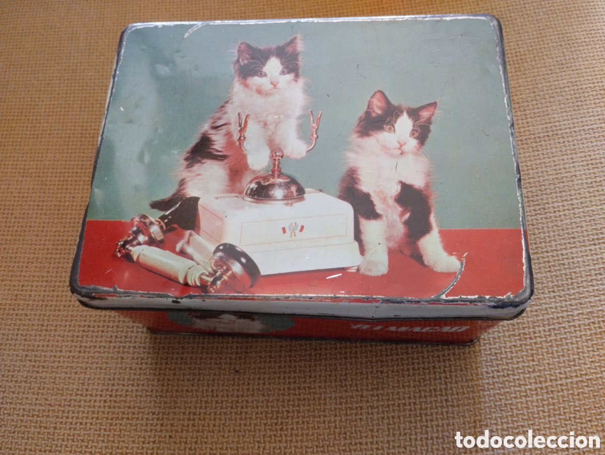 Cajas y cajitas met&aacute;licas: Lata antigua Yelmacao - Foto 2