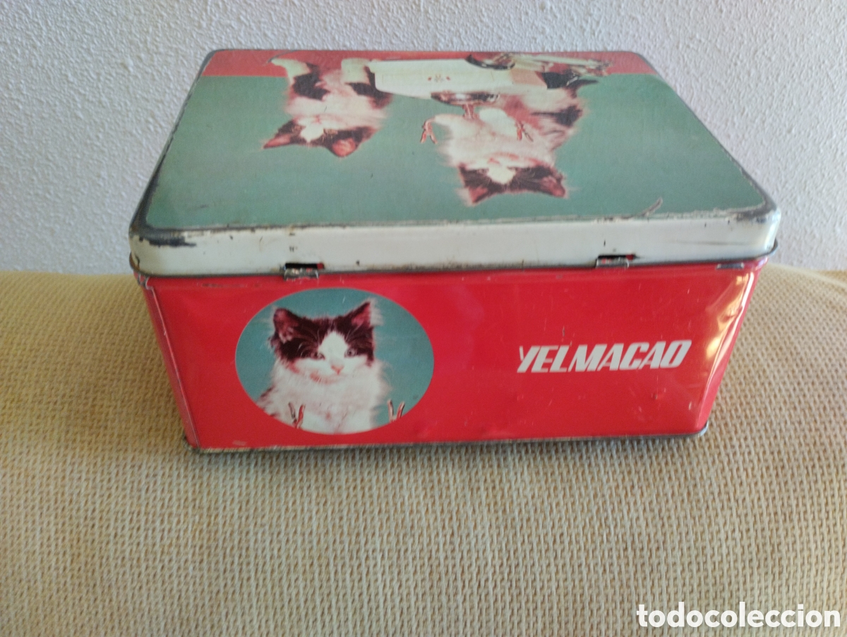 Cajas y cajitas met&aacute;licas: Lata antigua Yelmacao - Foto 5