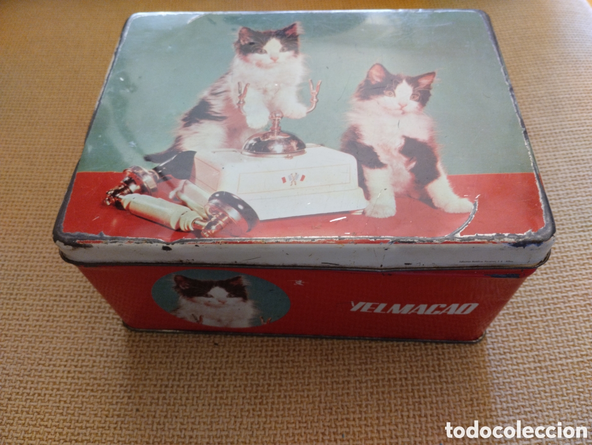 Cajas y cajitas met&aacute;licas: Lata antigua Yelmacao - Foto 1