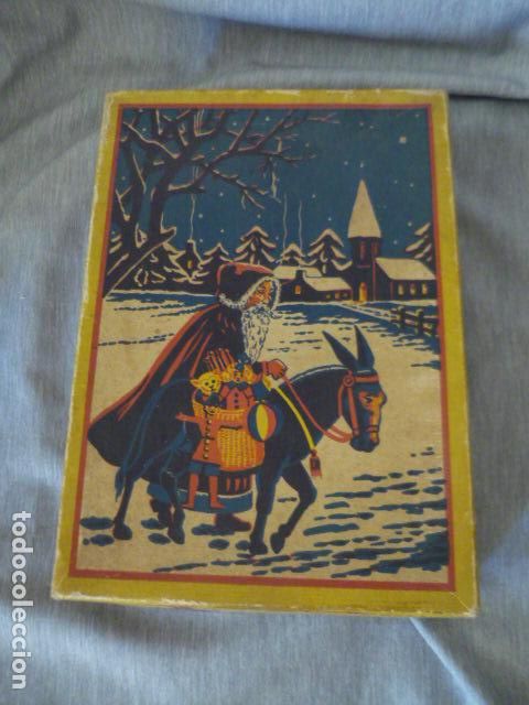 Casse e cassette metalliche: ANTIGUA CAJA DE JUGUETES NAVIDAD EN CARTON 25 X 6 X 17 CM