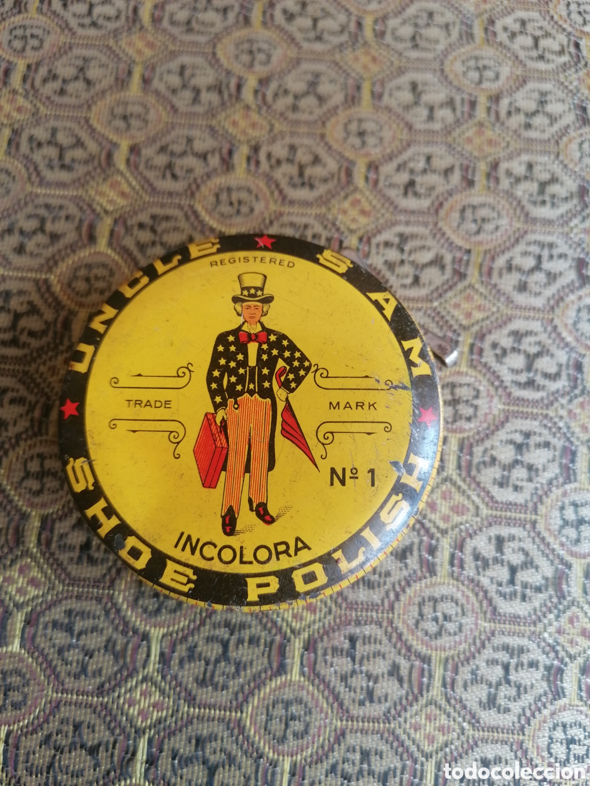 Cajas y cajitas met&aacute;licas: Lata litografiada de bet&uacute;n