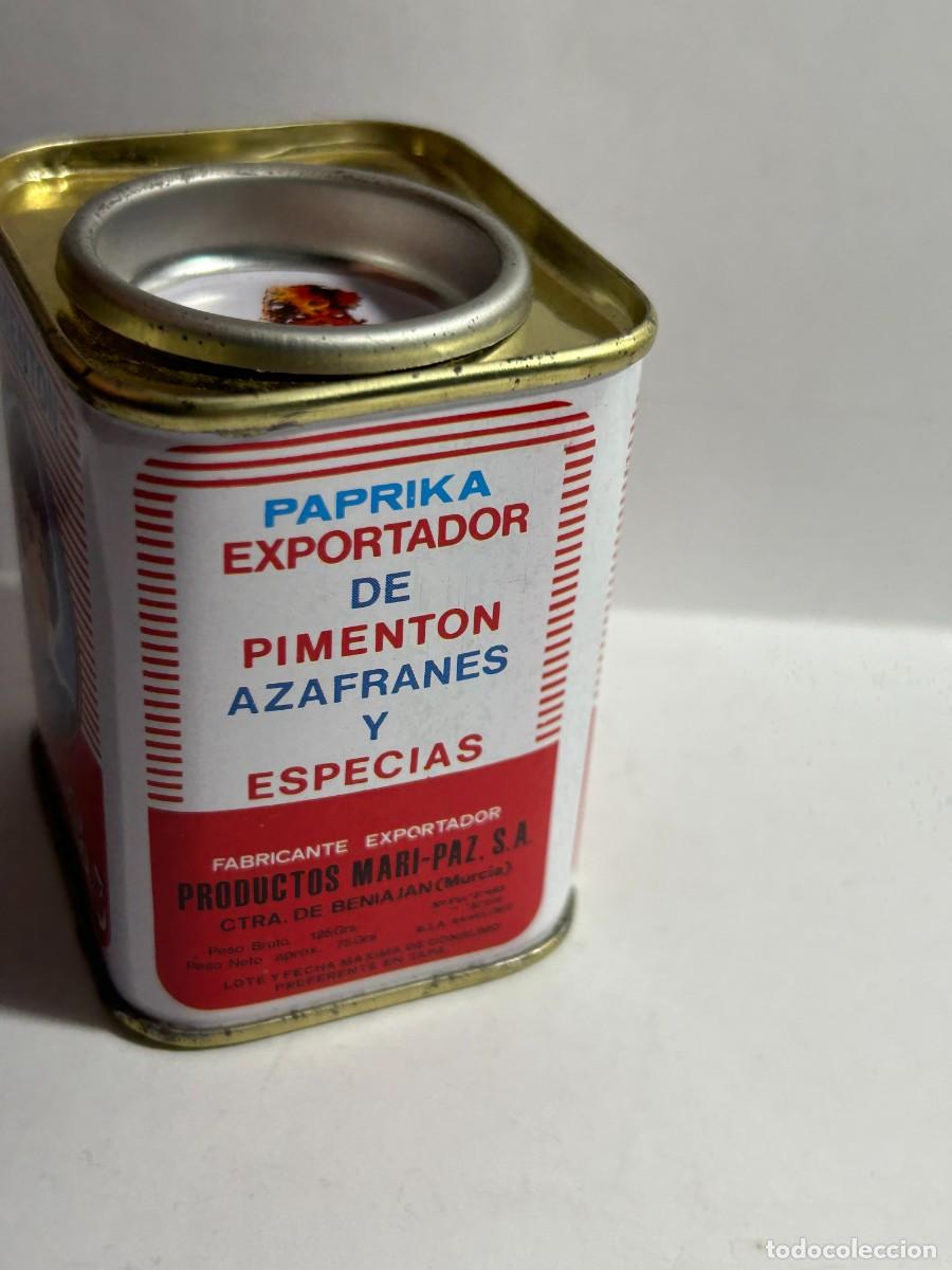 Cajas y cajitas met&aacute;licas: LATA DE PIMENTON MARI PAZ - Foto 4