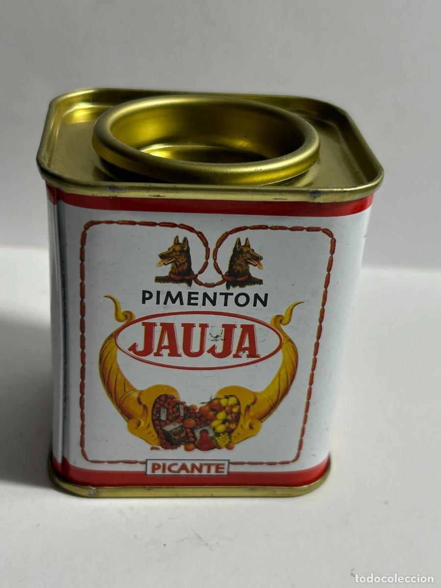 Cajas y cajitas met&aacute;licas: LATA DE PIMENTON JAUJA - Foto 3