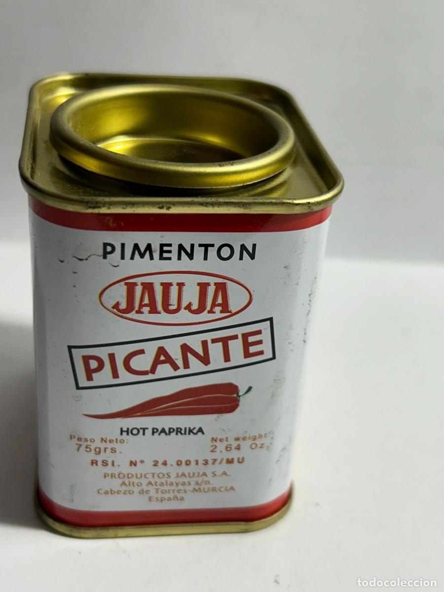 Cajas y cajitas met&aacute;licas: LATA DE PIMENTON JAUJA - Foto 4