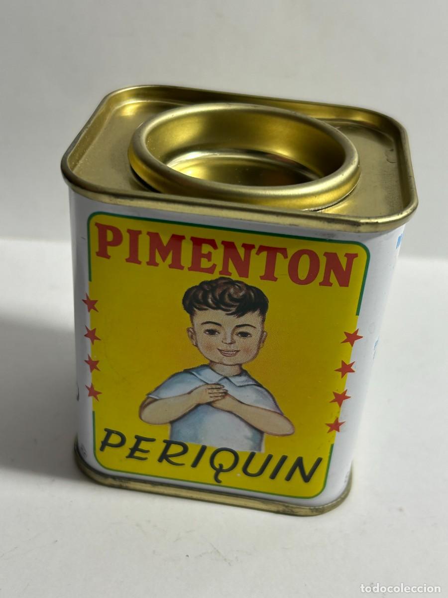 Cajas y cajitas met&aacute;licas: LATA DE PIMENTON PERIQUIN - Foto 3