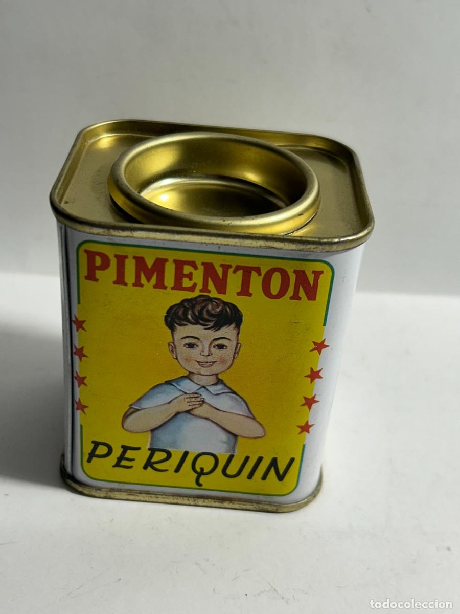 Cajas y cajitas met&aacute;licas: LATA DE PIMENTON PERIQUIN