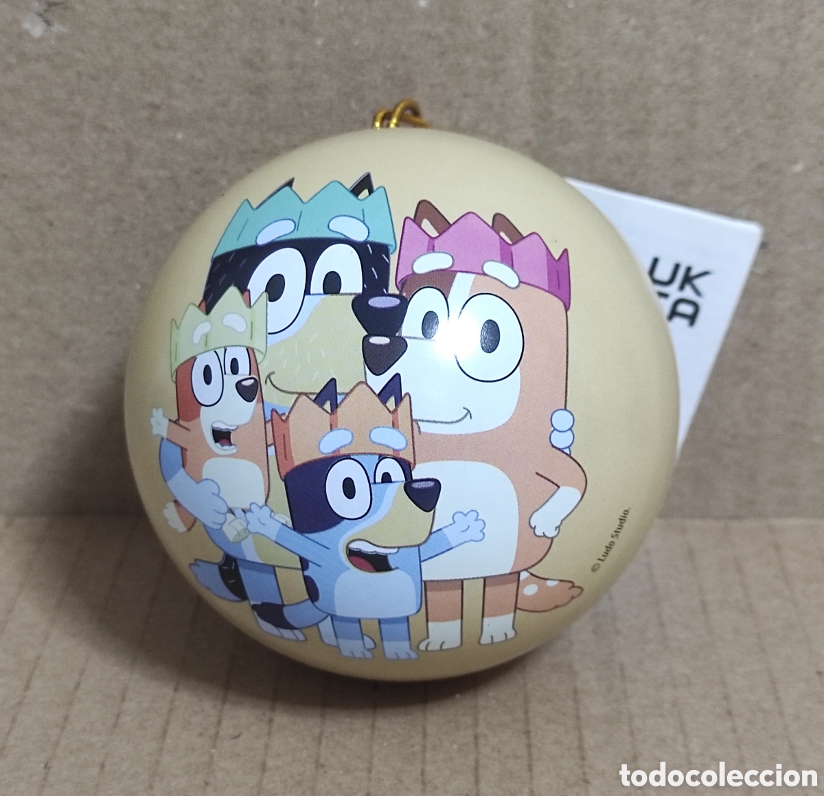 Cajas y cajitas met&aacute;licas: CAJA REGALO - BOLA MET&Aacute;LICA - PERSONAJES SERIE ANIMADA BLUEY